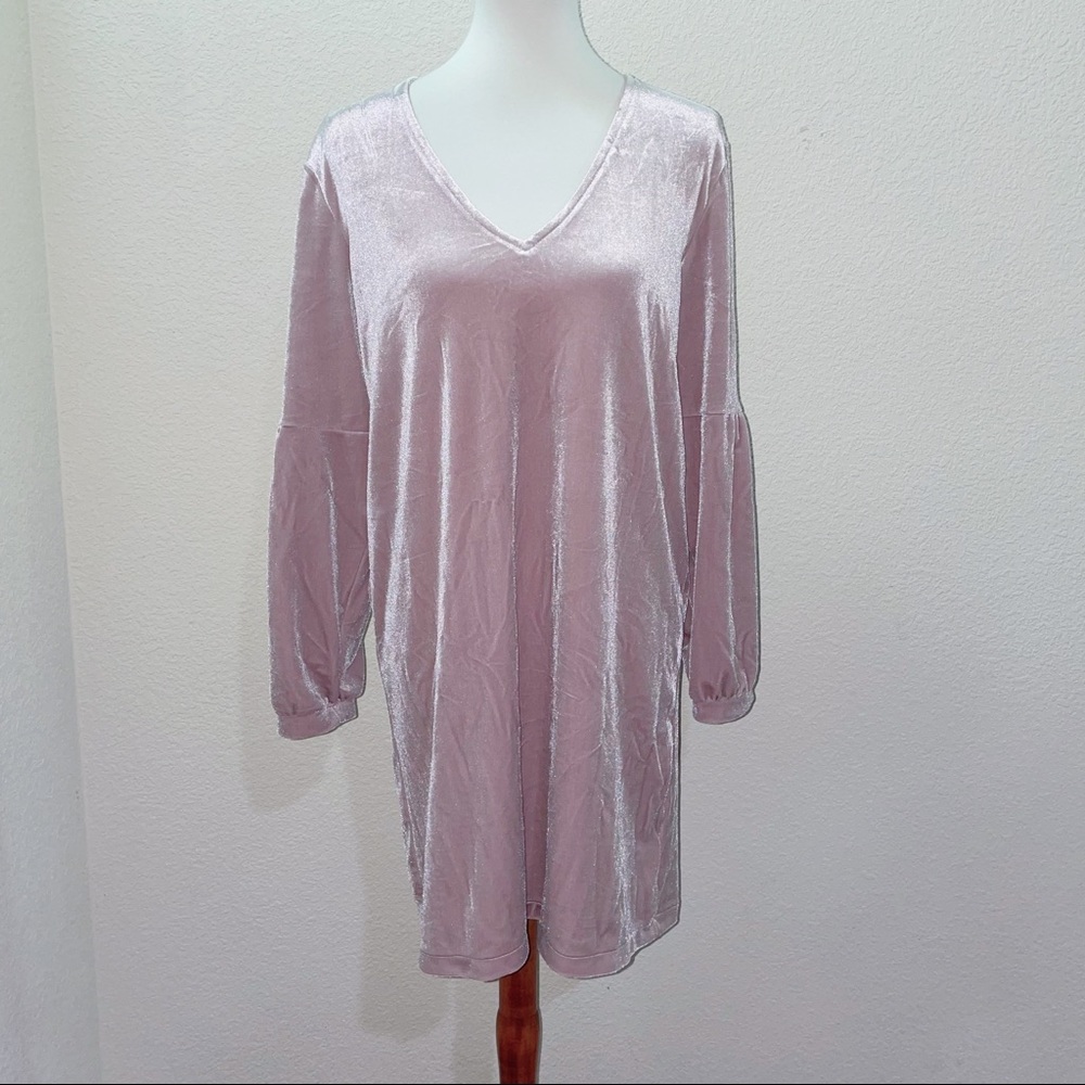 Madewell Balloon Sleeve Velvet Dress Size Medium